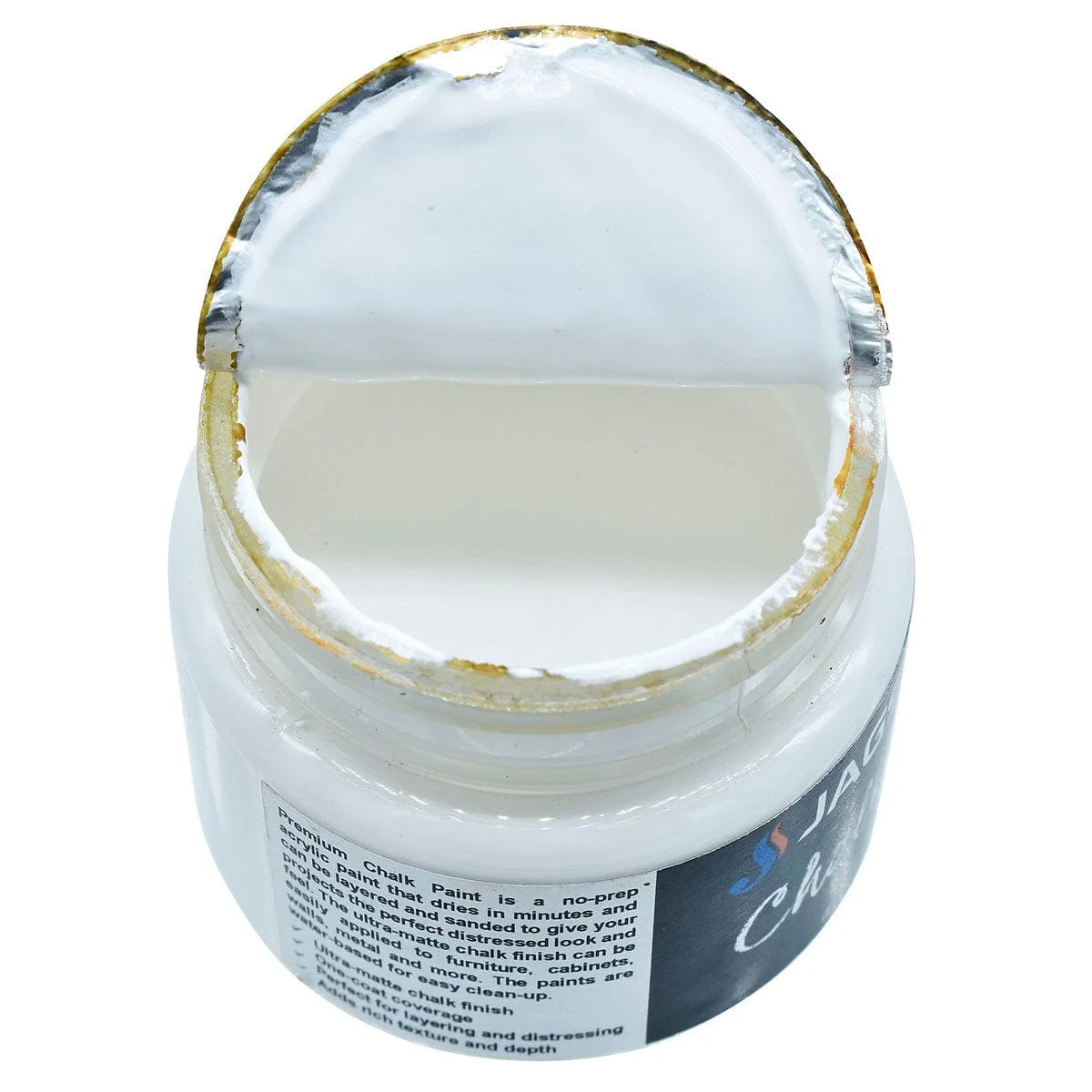 Jags Art Chalk Paint White 4.4Oz 125ML JACP11