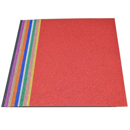 A4 Diamond Glitter Paper Multi Colour