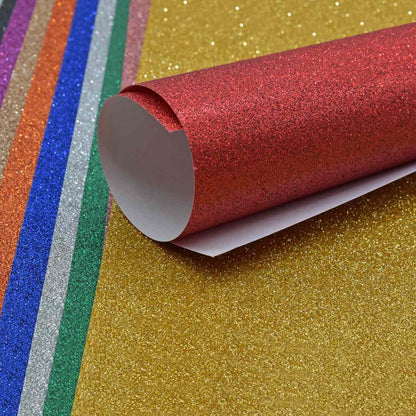 A4 Diamond Glitter Paper Multi Colour