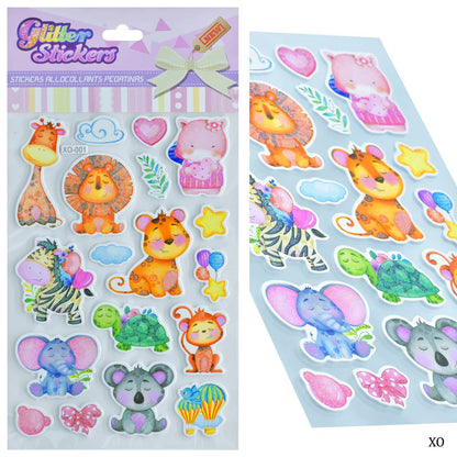 3D Glitter Sticker