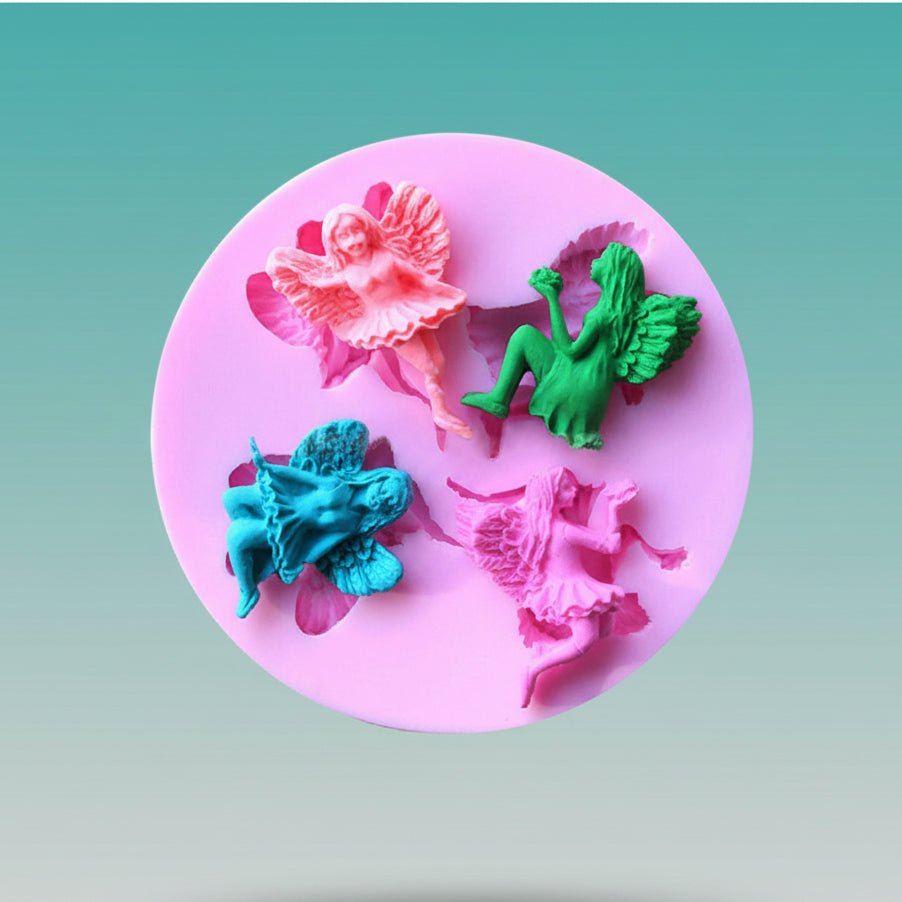 JAGS Silicone Mould 4 Design Fairy JSF031 by Gifthubmart