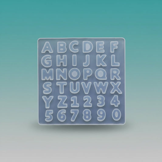JAGS Silicone Mould A-Z and 0-9 36 Small SMABCDSS by Gifthubmart