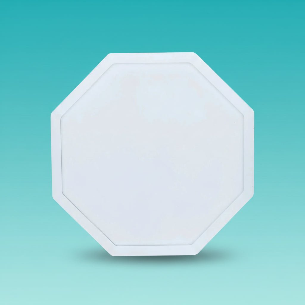 JAGS Silicone Mould Octagon 8 Curve Coaster by Gifthubmart