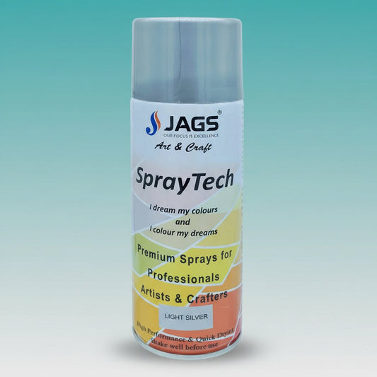 Jags Spray Tech Paint 400ml Silver JSTP02 by Gifthubmart