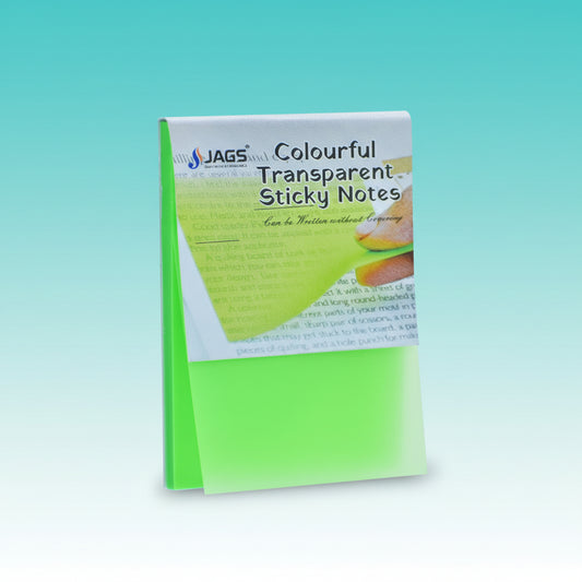 Jags Transparent Sticky Note 50 Sheet 2X3 Green by Gifthubmart