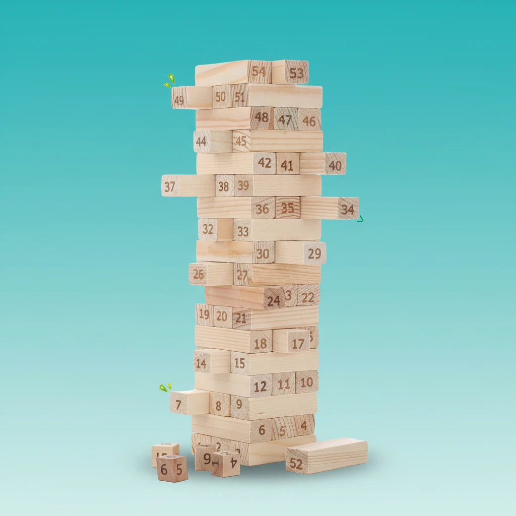Jenga Tumbling Tower Chanak by Gift Hub Mart