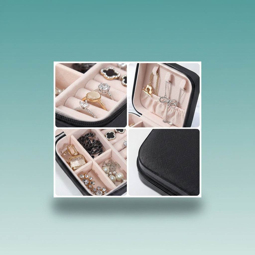 Jewellery Box Black by Gifthubmart