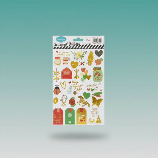 Journal Stickers - Seal Label Stickers- A by Gift Hub Mart
