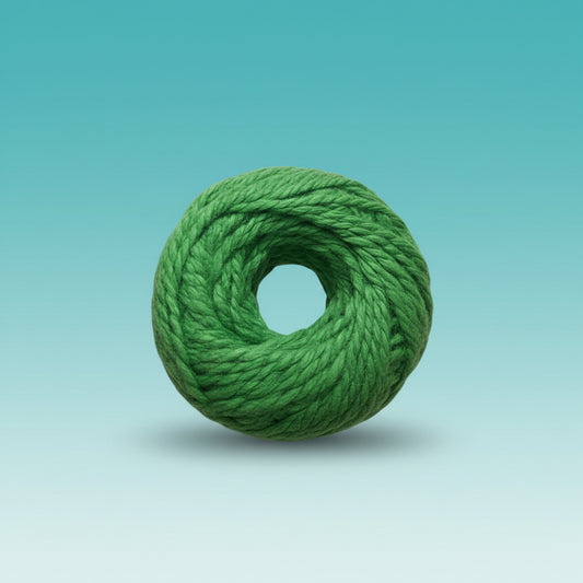 Jute Rope Coloured 30 mts Green by Gifthubmart