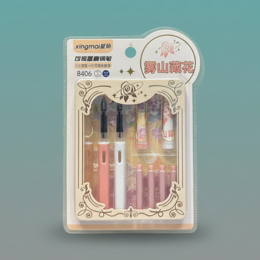 Kawaii Fountain Pen Set by Gift Hub Mart