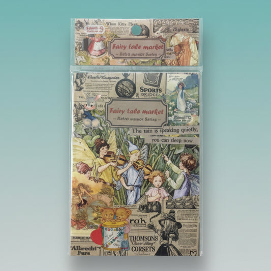 Kawaii Q Retro manor Series Sticker- Fairy Tale by Gift Hub Mart
