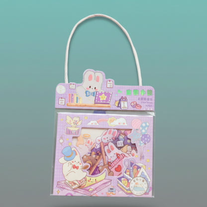 Kawaii Sticker Bag Set of 3 by Gifthubmart