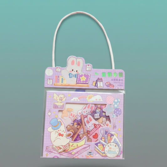 Kawaii Sticker Bag Set of 3 by Gifthubmart