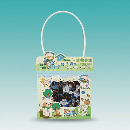 Kawaii Sticker Bag Set of 3 by Gifthubmart
