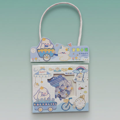 Kawaii Sticker Bag Set of 3 by Gifthubmart