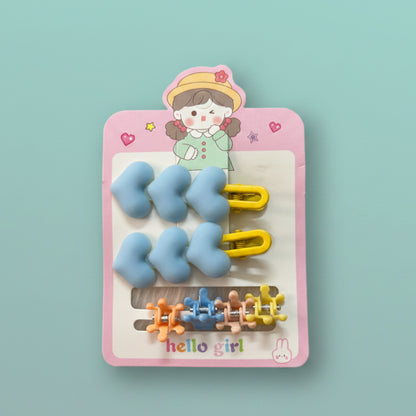 Kids 4 Mini Clutcher & 2 Side Pins Set by Gift Hub Mart
