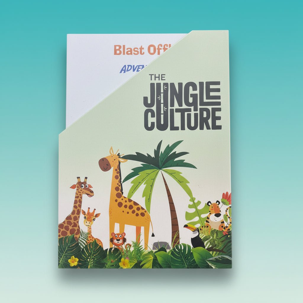 Kids Diary Set of 4 - The Jungle Culture (With Ludo) by Gifthubmart