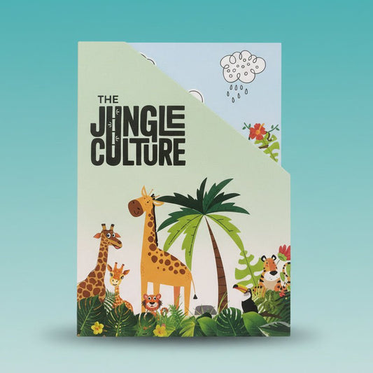 Kids Diary Set of 4 - The Jungle Culture (With Ludo) by Gifthubmart