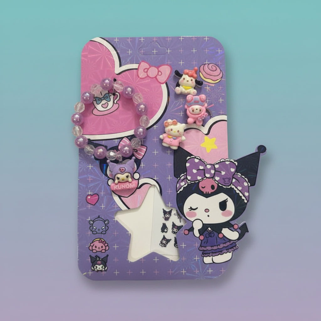 Kuromi 3 in 1 Bracelet Set by Gift Hub Mart