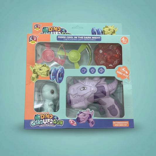 KV Dino Gyro UFO Gun - 4+ by Gift Hub Mart