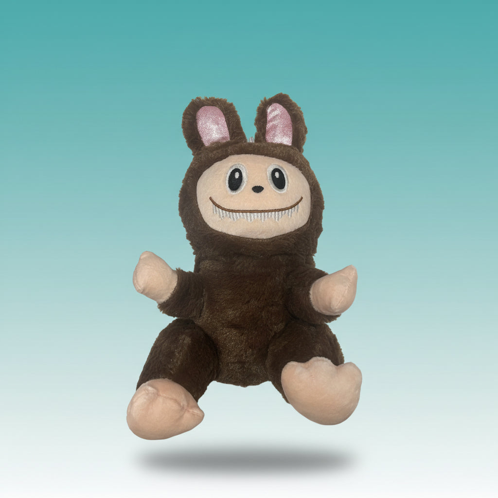 Labubu Doll Soft Toy Sitting by Gift Hub Mart