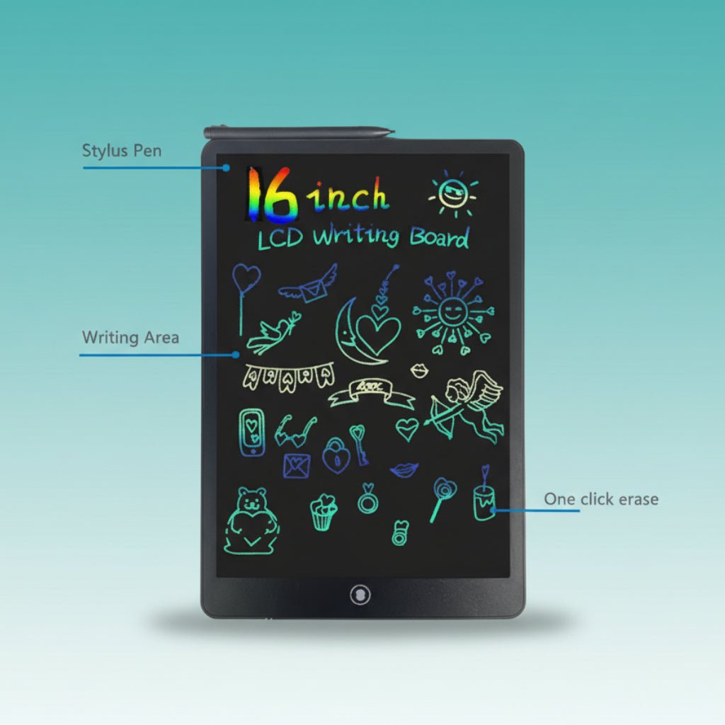 LCD Panel 16" Colourful Writing Tablet - Gift Hub Mart