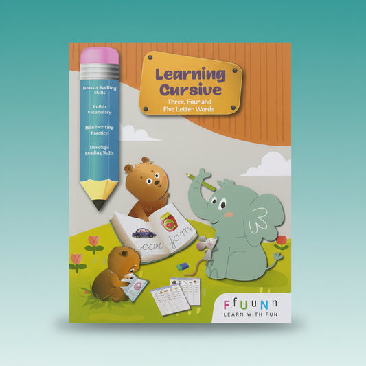 Learning Cursive Three, Four and five letter words by Gift Hub Mart