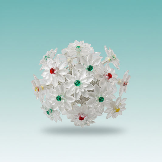 Led Lights - Double Lotus Multi 3Mtr by Gift Hub Mart
