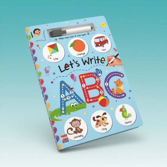 Let's Write ABC 3+ HF (Wipe & Clean) by Gift Hub Mart