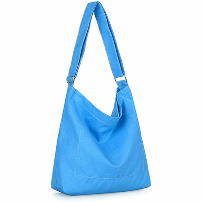 Fancy Canvas Bag Medium Blue