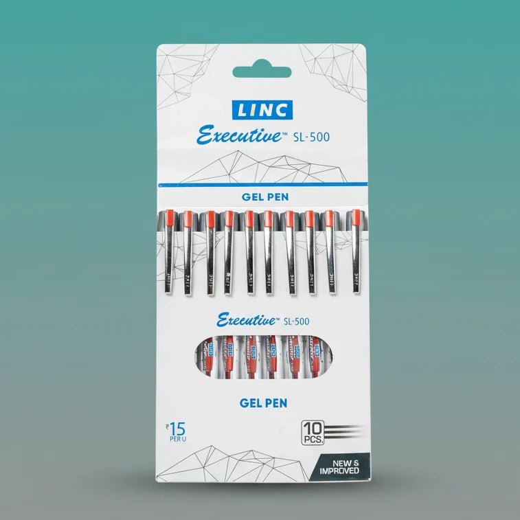 Linc Executive SL500 Gel Pen (Red) by Gifthubmart