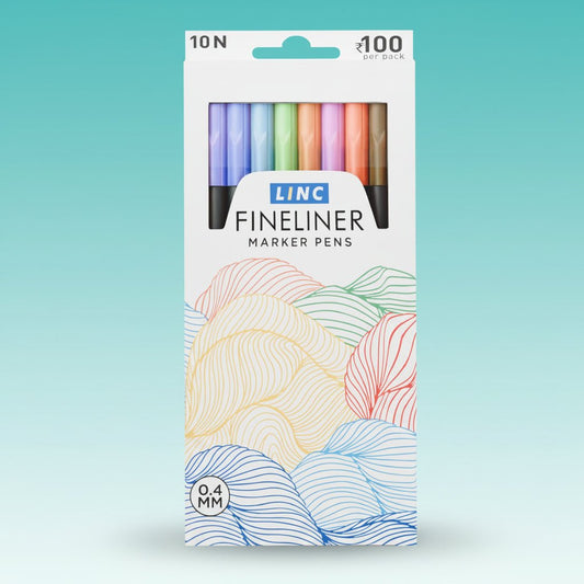 Linc Fineliner Marker Pens 0.4 mm by Gift Hub Mart