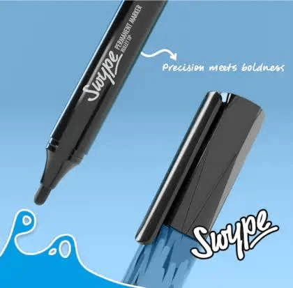 Linc Swipe Permanent Marker Blue by Gift Hub Mart
