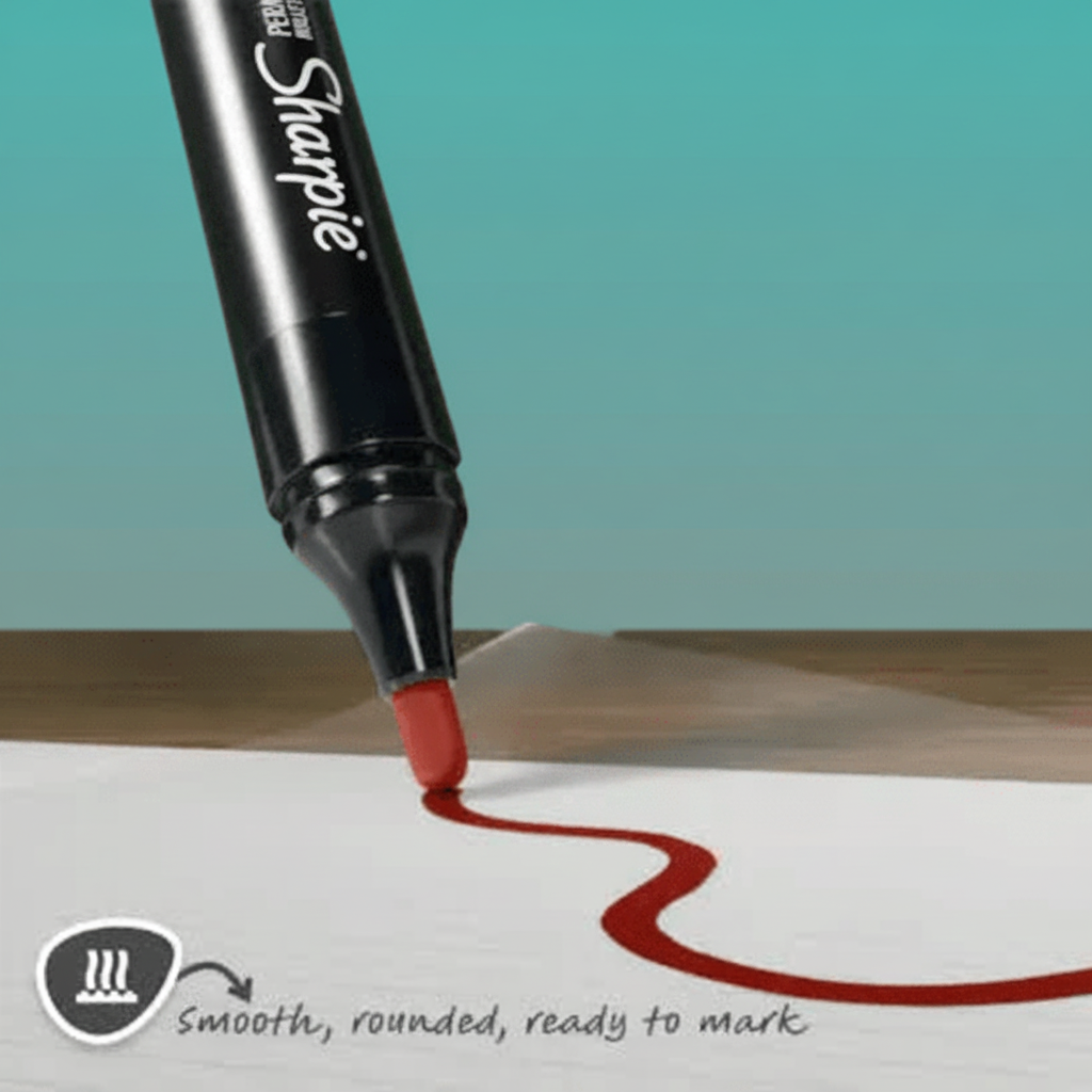 Linc Swipe Permanent Marker Red by Gift Hub Mart