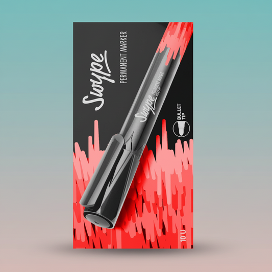 Linc Swipe Permanent Marker Red by Gift Hub Mart