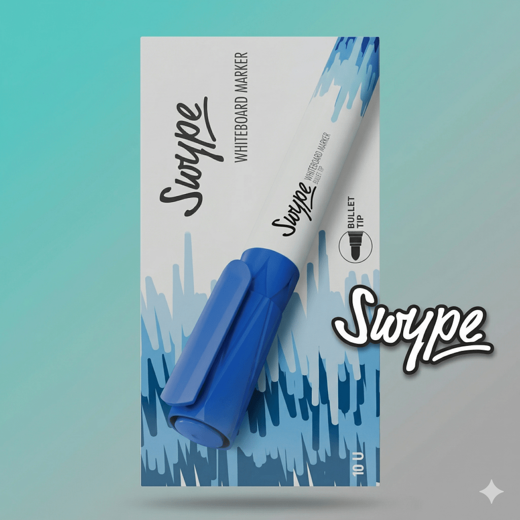 Linc Swipe White board Marker Blue by Gift Hub Mart