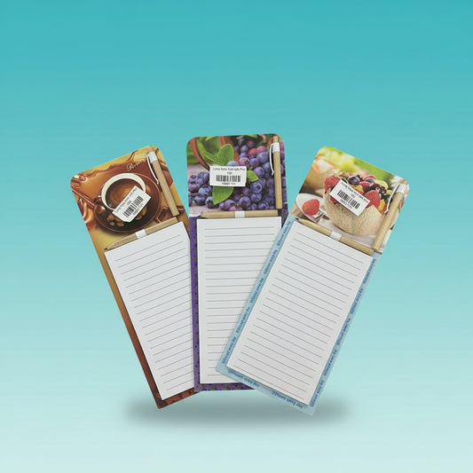 Long Note Pad with Pen by Gifthubmart