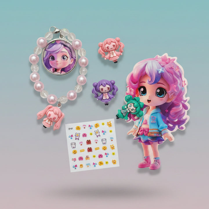 Lovely Girl 3 in 1 Bracelet Set by Gift Hub Mart