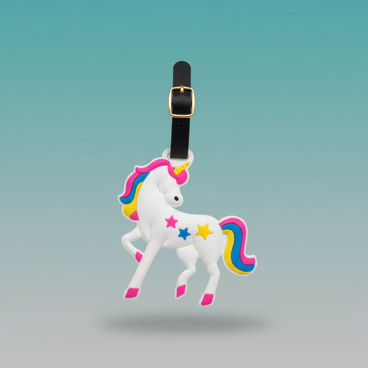 Luggage Tag Unicorn by Gift Hub Mart