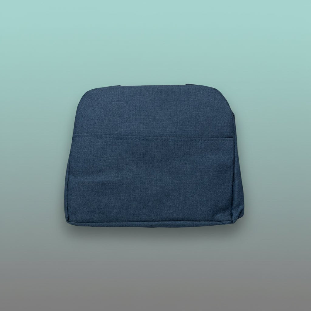 Lunch bag Gift Hub Mart GBT51076, dark navy blue, in clear plastic packaging