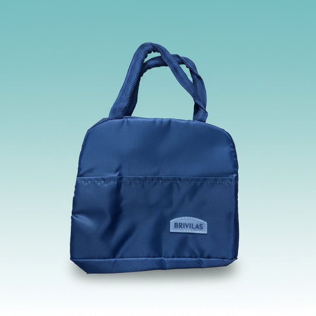 Lunch Bag GBT51082 by Gift Hub Mart in blue, compact insulated tote, Uncategorized