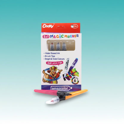 Magic Colour Changing Marker Set of 6 by Gifthubmart