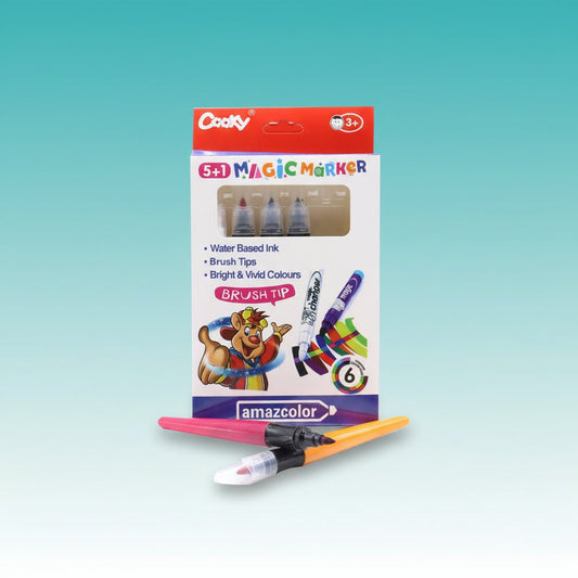 Magic Colour Changing Marker Set of 6 by Gifthubmart