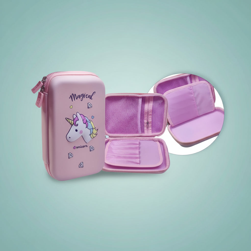 Magical Unicorn Broad Pencil Case by Gift Hub Mart