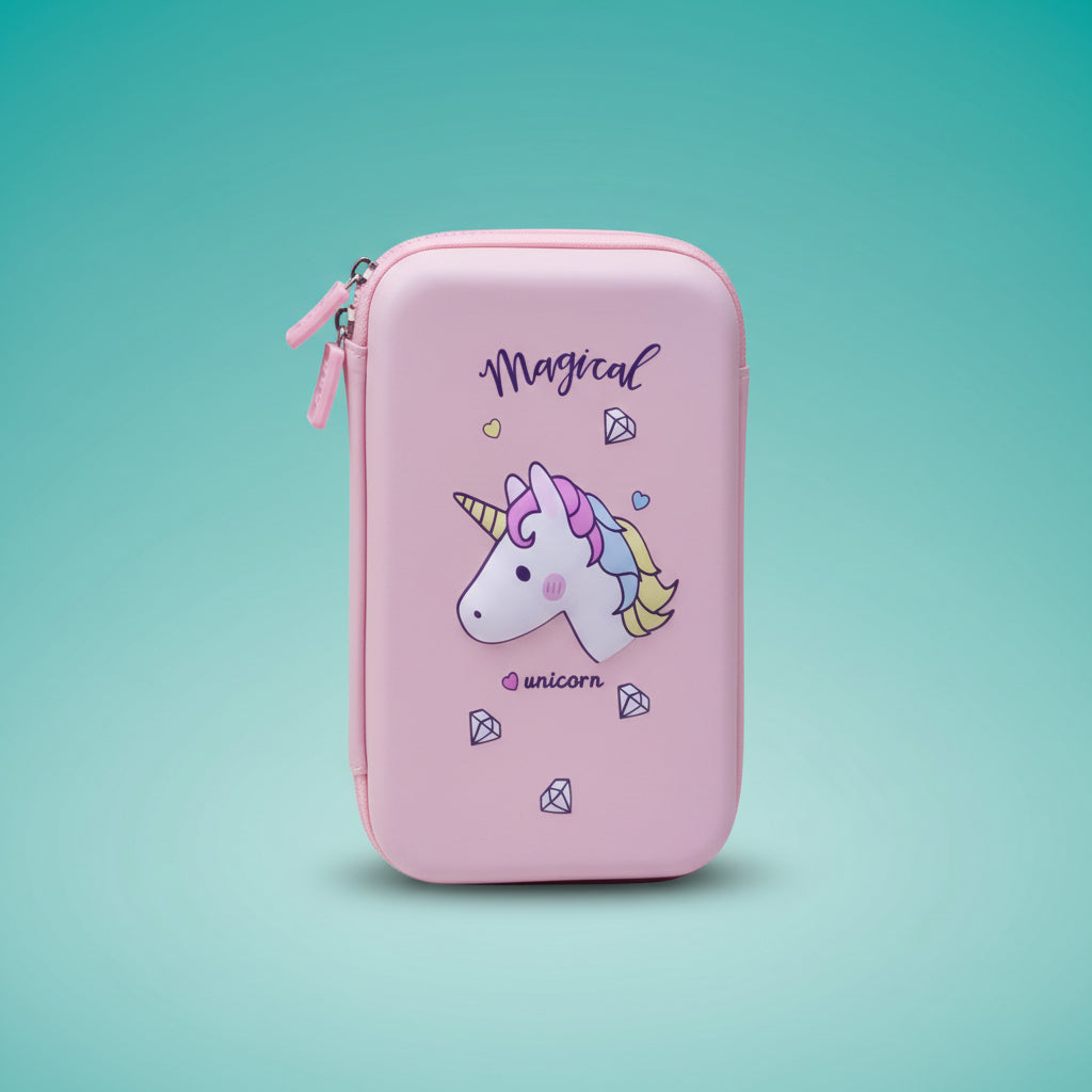 Magical Unicorn Broad Pencil Case by Gift Hub Mart