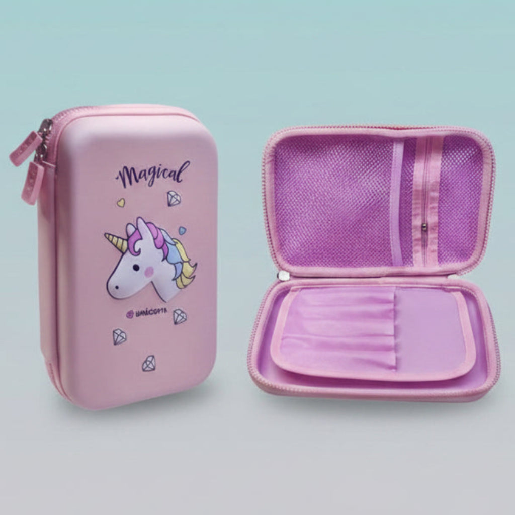 Magical Unicorn Broad Pencil Case by Gift Hub Mart