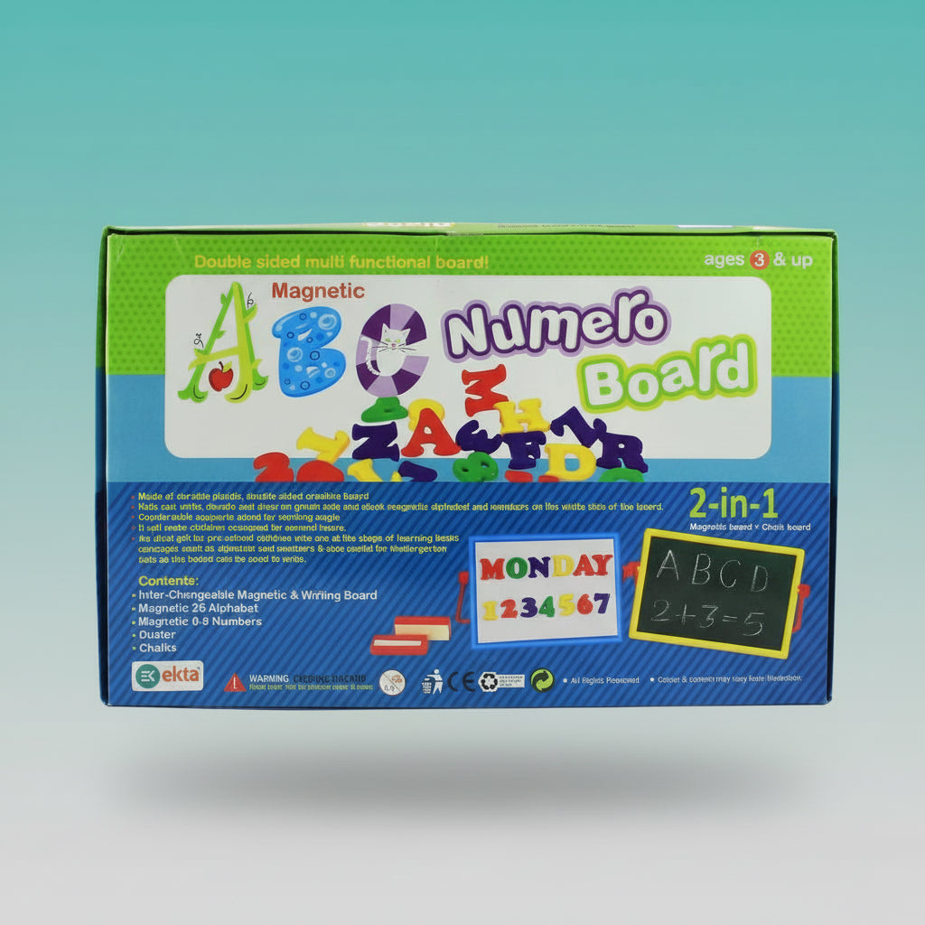 Magnetic Number Board Ekta by Gifthubmart