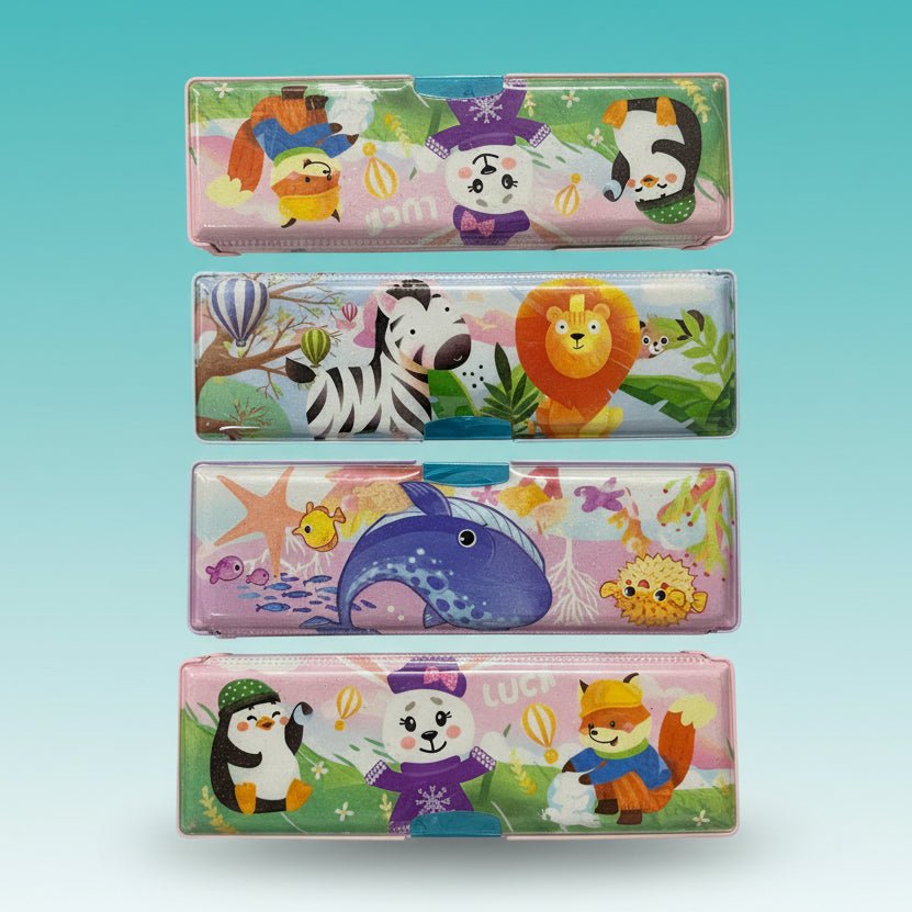 Magnetic Pencil Box (Mix Design) by Gifthubmart