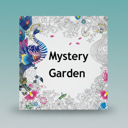 Mandala Book VD - Mix by Gift Hub Mart: colorful peacock-themed coloring book cover with floral border