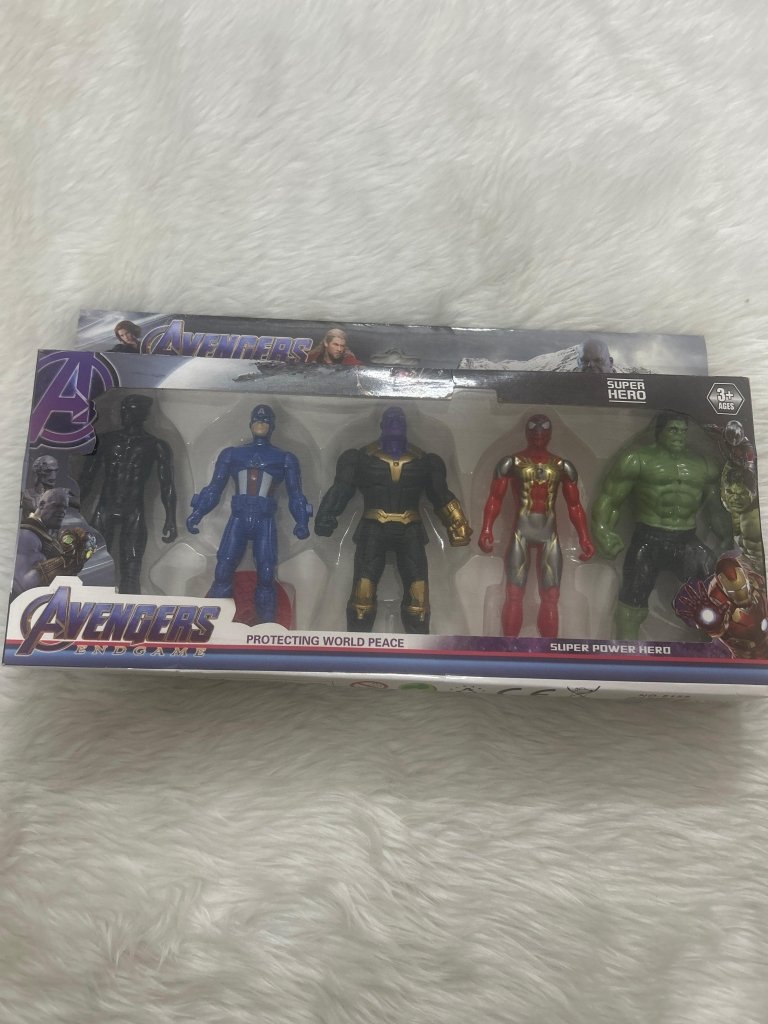 Marvel Avengers End Game Set Of 5 by Gifthubmart